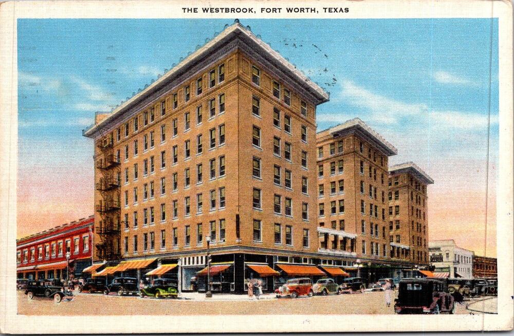 The Westbrook in Fort Worth TX 1953 Vintage Postcard SP17-16